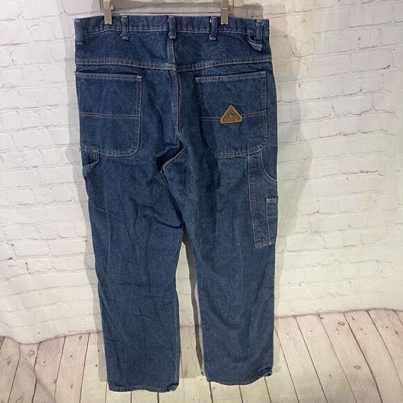 Bulwark Heavyweight Excel FR Flame Resistant Denim Dungaree Jeans Carpenter - Picture 2 of 7